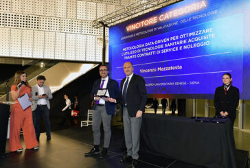 AOUS premiata con l’AIIC awards 2026 per “Esperienze e metodologie di valutazione delle tecnologie”