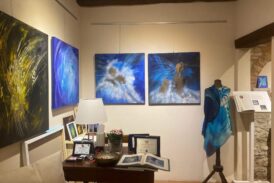 Pittura e poesia si incontrano a Chiusi nell’atelier di Roberta Betti