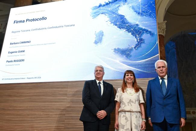 Attrazione investimenti: Regione, Confindustria e Confindustria Toscana consolidano l’intesa