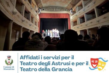 Affidati i servizi per il Teatro degli Astrusi e quello della Grancia