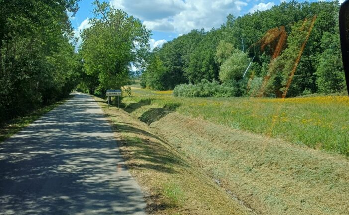 Intervento del Cb6 sul fosso Serpenna a Carpineto