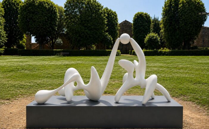Forme nel verde: l’arte fiorisce a San Quirico d’Orcia