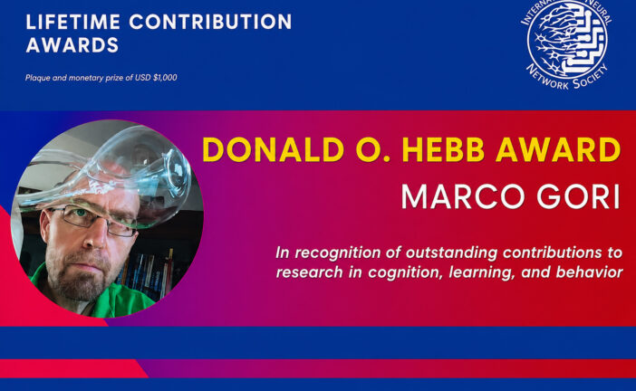 Assegnato al professor Marco Gori il prestigioso “Donald Hebb Award”