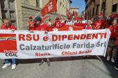 Vertenza Calzaturificio Farida: il 23 luglio manifestazione a Chiusi Scalo
