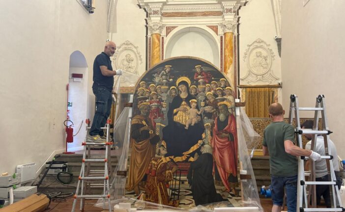 La Pala della Madonna delle Nevi protagonista: il restauro si apre al pubblico