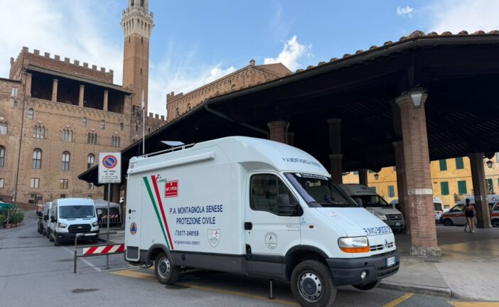 Palio: la tecnologia della Montagnola Senese al centro della macchina dei soccorsi
