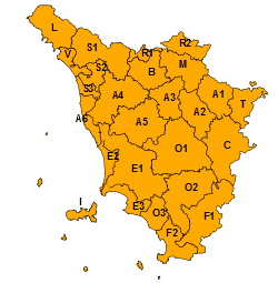 Codice arancione per temporali da oggi a domenica 26 luglio
