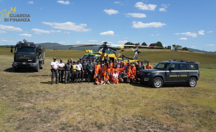 GdF con i giovanissimi di “Protezione civile ANPAS in campo”