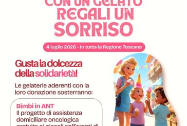 “Con un gelato regali un sorriso”: a sostegno di ANT