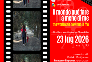 “Il mondo può fare a meno di me”: la proiezione del film al Santa Chiara Lab