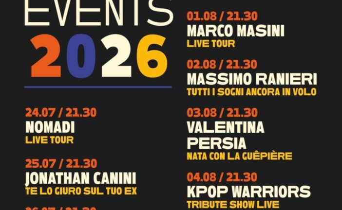 Con i Nomadi partono i grandi spettacoli di Vivi Fortezza 2026