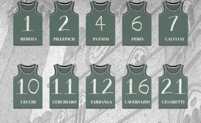 La Mens Sana ufficializza i numeri di maglia
