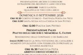 Il 12 e 13 settembre a Radicofani si corre il Palio del Bigonzo