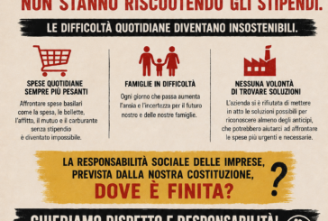 Calzaturificio Farida: volantinaggio FILCTEM al mercato di Chiusi Scalo