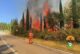 In contenimento l’incendio boschivo a San Donato in Poggio