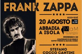 Ritratti in Jazz: ad Abbadia Isola omaggio a Frank Zappa