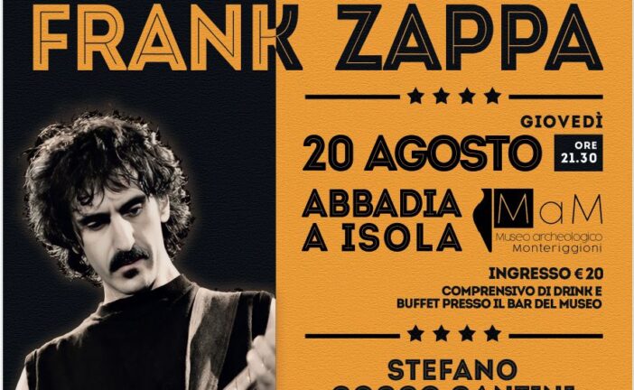 Ritratti in Jazz: ad Abbadia Isola omaggio a Frank Zappa
