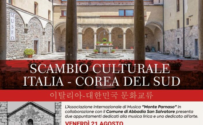 Da Abbadia San Salvatore alla Corea del Sud attraverso la musica