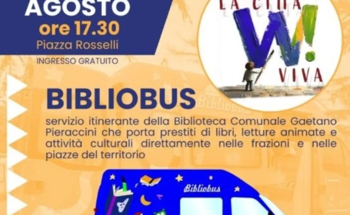 Per “W la Città Viva” arriva il Bibliobus con libri e letture animate