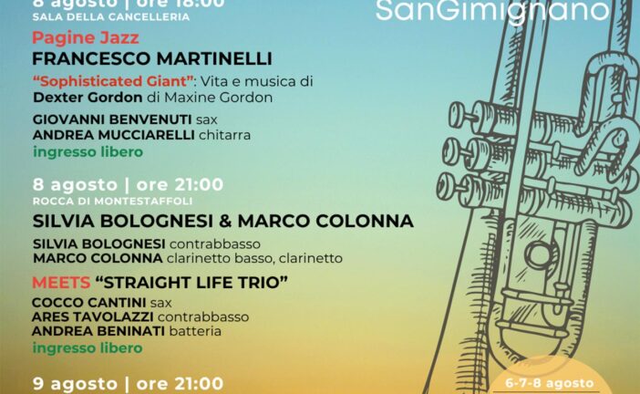 Con Degusta in Jazz  piatti tipici e Vernaccia di San Gimignano