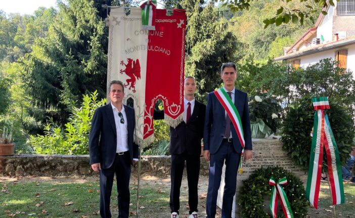Montepulciano presente alla commemorazione della strage di Sant’Anna di Stazzema