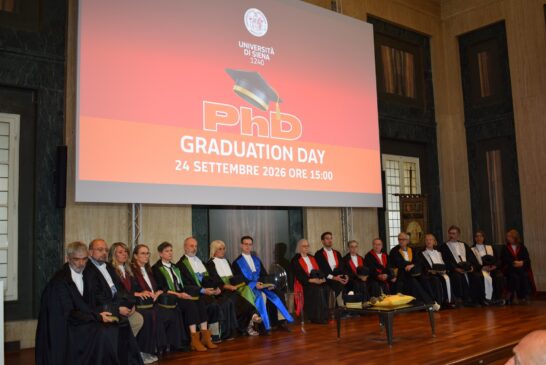 PhD Graduation Day all’UniSi. Di Pietra: “Continuate a sognare ricerca ora più che mai”