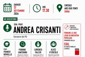 Iniziativa di AVS sulla sanità: appuntamento il 17 settembre con Andrea Crisanti