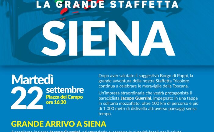 “Obiettivo Tricolore” arriva a Siena:  sport e inclusione nel segno di Alex Zanardi
