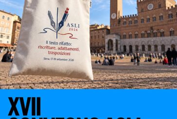 Dal 17 al 19 settembre a Siena il XVII Convegno dell’ASLI
