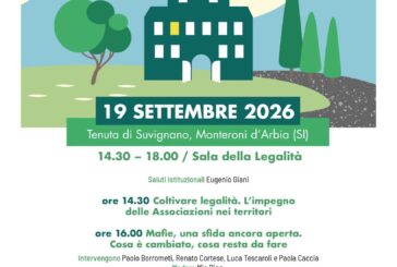 Torna “Suvignano Tenuta Aperta”, la festa della legalità