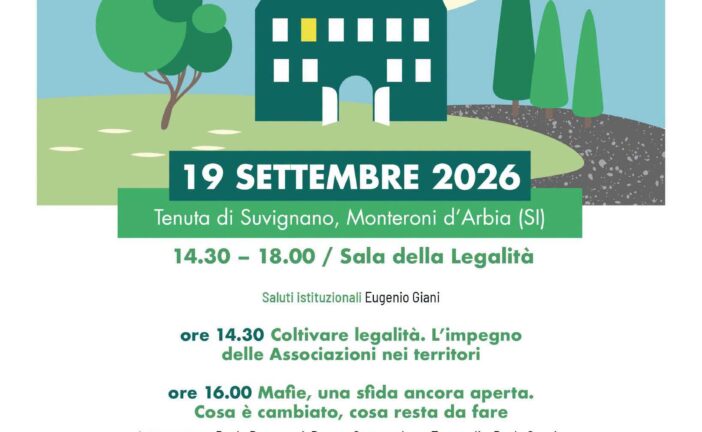 Torna “Suvignano Tenuta Aperta”, la festa della legalità