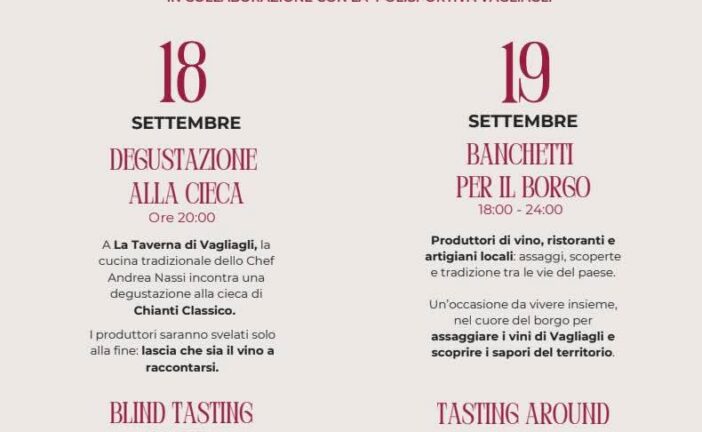 Sorsi di Vagliagli torna con la sua quarta edizione