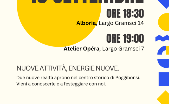 Centro storico Poggibonsi: è il giorno di “Alboria” e “Atelier Opéra”