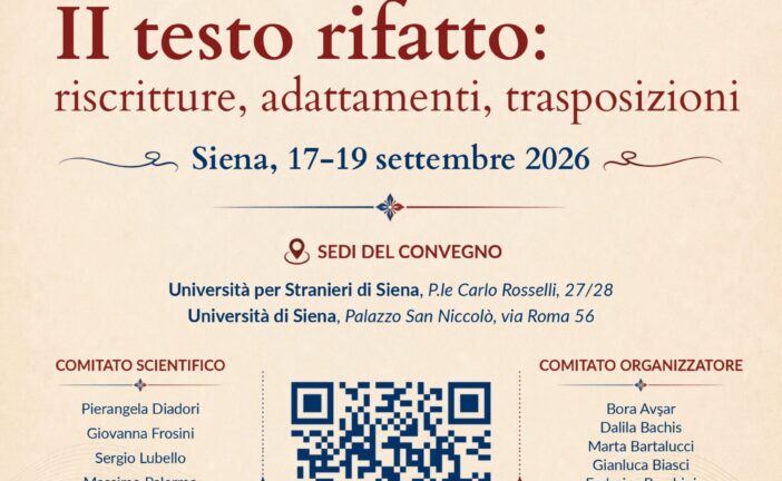 A Siena il XVII Convegno Nazionale dell’ Associazione della Lingua Italiana