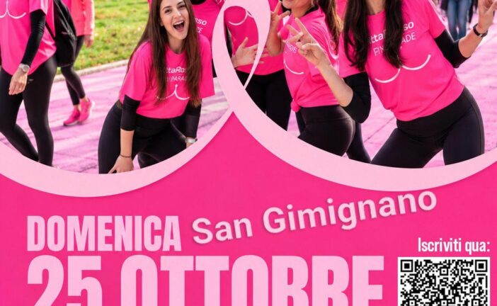 San Gimignano si colora di rosa: debutta la Pink Parade