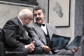 Politeama, la nuova stagione teatrale parte con il tris d’assi: Massini, Solenghi e Francini 