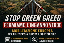 Con Atto Primo a Bruxelles il 9 settembre per “Stop green greed”