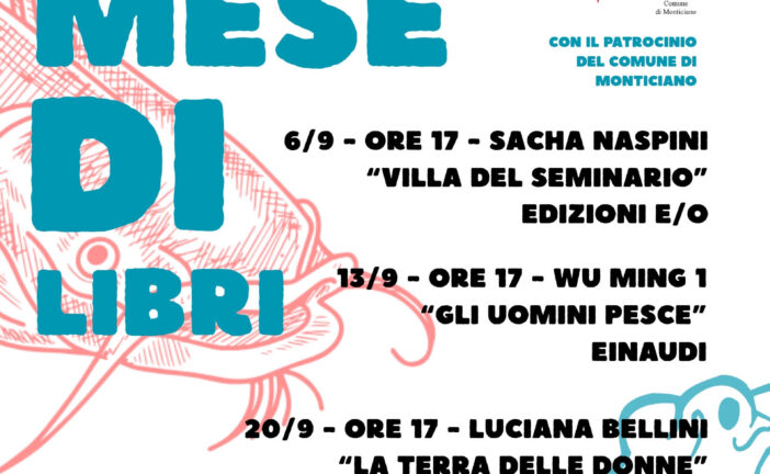 “Un mese di libri”: a Scalvaia torna la grande letteratura
