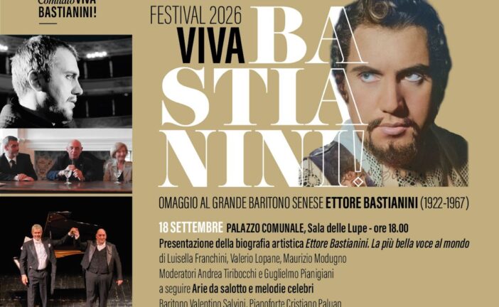 “Viva Bastianini!”, torna a Siena il Festival dedicato al baritono senese