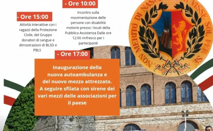 Castelnuovo Berardenga, tre giorni di festa con la Pubblica Assistenza