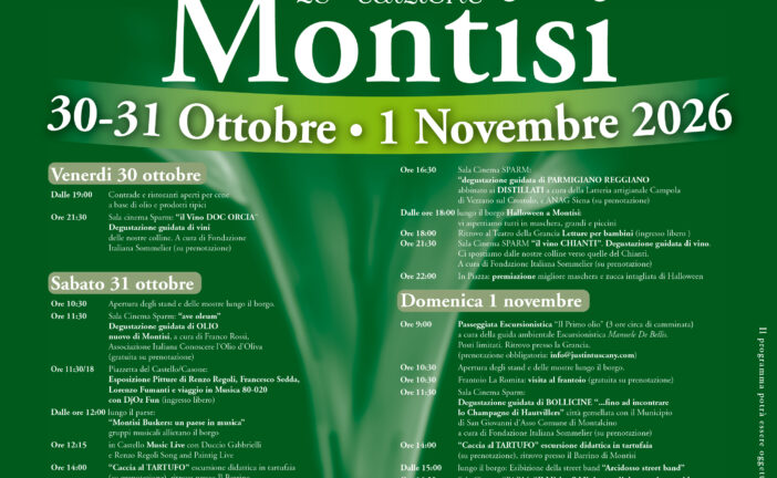 A Montisi torna “Il primo olio e altro ancora”
