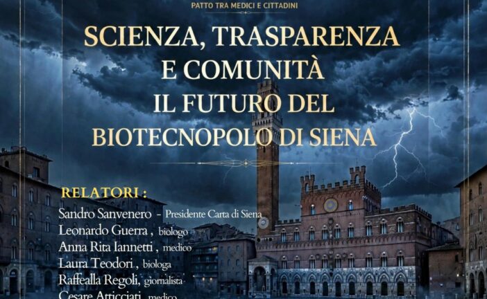 A Palazzo Patrizi un confronto sul futuro del Biotecnopolo di Siena
