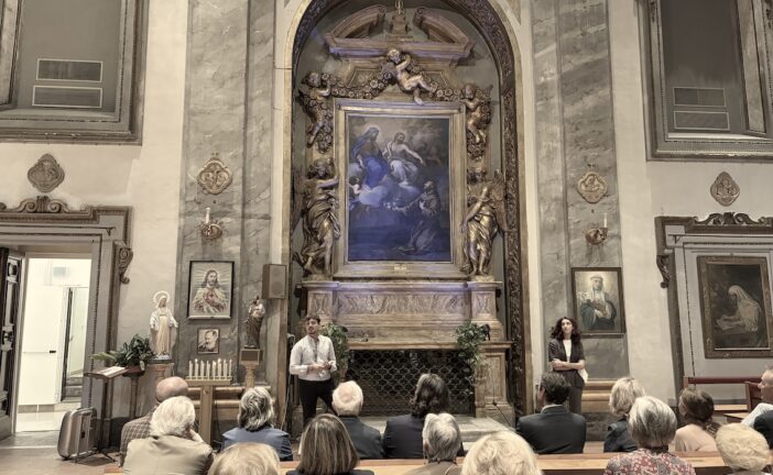 Restaurata e restituita alla città la pala d’altare dedicata a San Francesco