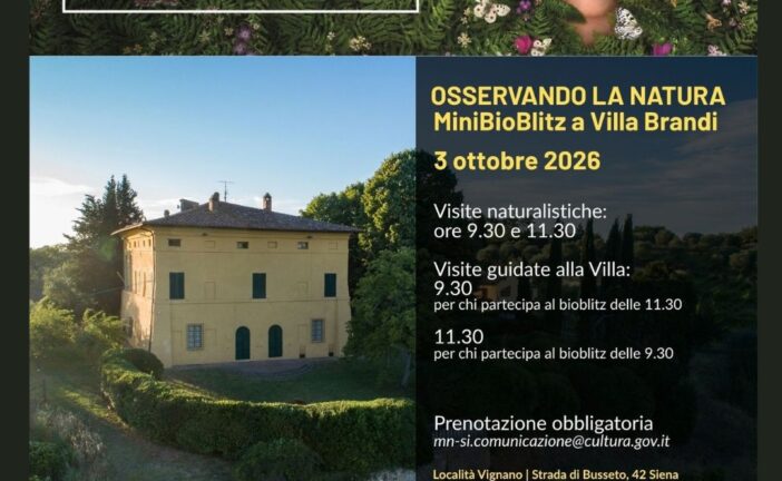 “Osservando la natura: MiniBioBlitz a Villa Brandi”