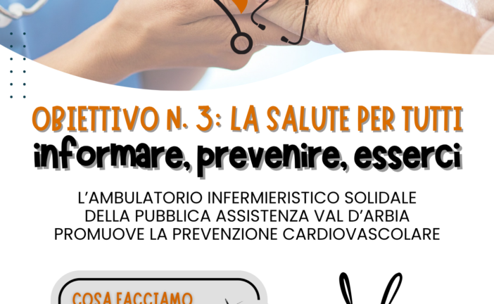 Prevenzione cardiovascolare: iniziativa gratuita della PA Val d’Arbia e dello Sportello Handy