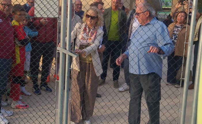 Nuovo campo e nuovi spogliatoio: inaugurato l’impianto di via Milanesi