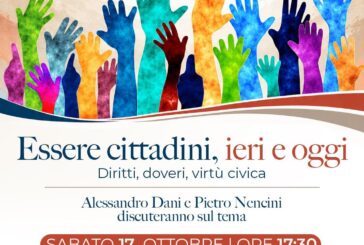 “Essere cittadini, ieri e oggi”: a Colle un incontro su diritti, doveri e virtù civica