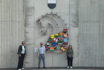 “Siena ti accoglie”: inaugurata l’opera  alla rotatoria in zona Due Ponti