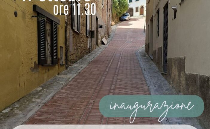 Sabato 17 ottobre inaugurazione della ‘nuova’ salita a mattoni a Poggibonsi