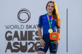 Pattinaggio Corsa: Sofia Paola Chiumiento è una stella d’oro